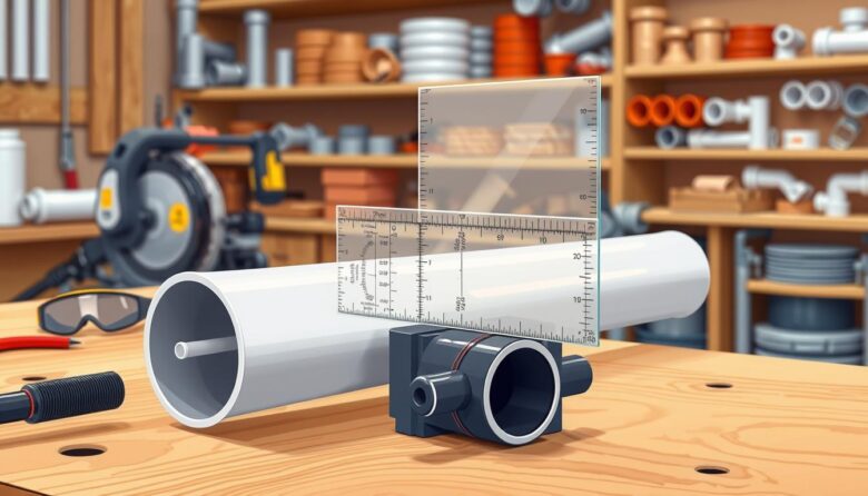 PVC pipe cutting guide