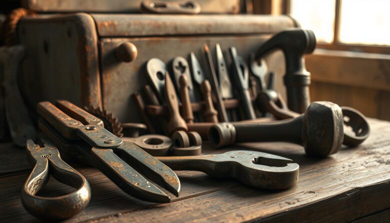 rusty tools restoration