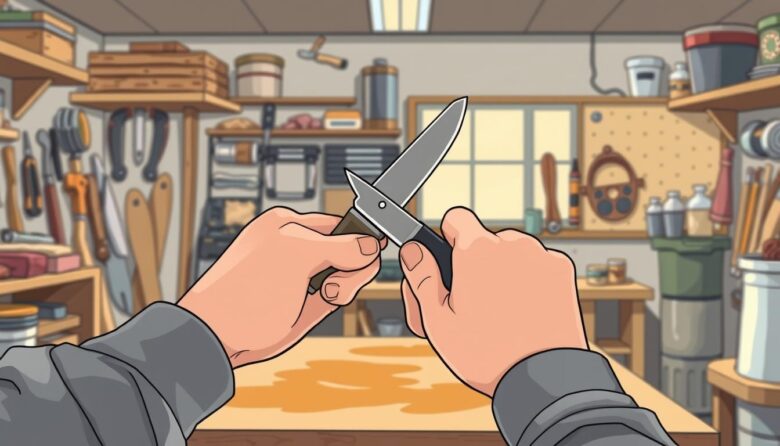 safe utility knife handling