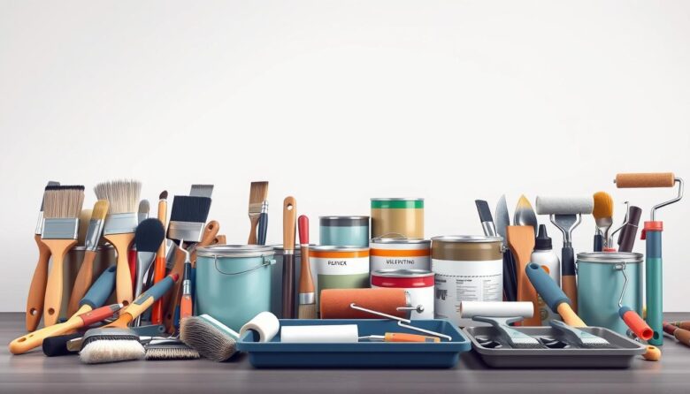 professional painting tools and equipment